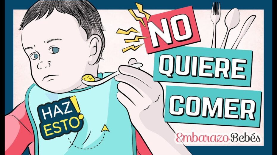 Cómo actuar con los niños que no quieren comer