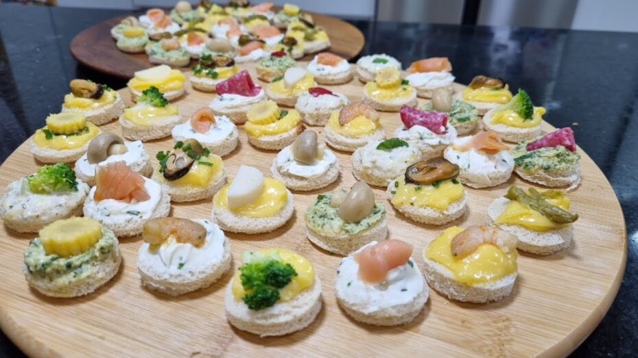 Cómo adornar canapés