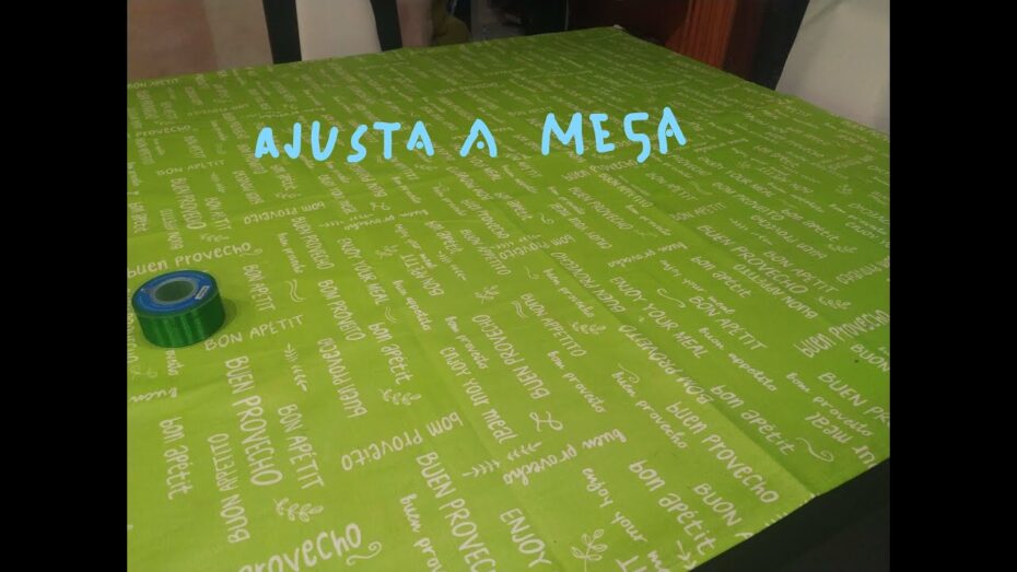 Cómo ajustar manteles a la mesa