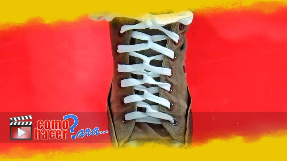 Cómo atar los cordones: nudo doble espiral