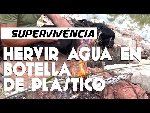 Cómo calentar agua en una botella de plástico