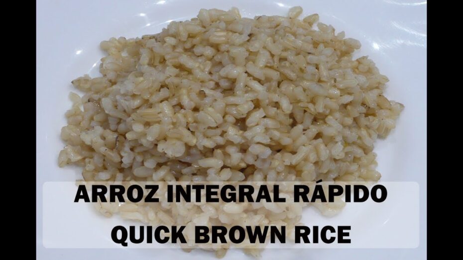 Cómo cocinar arroz integral en el microondas