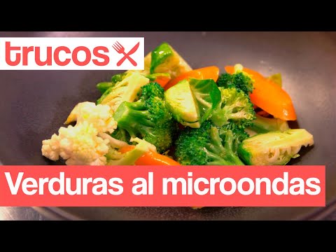 Cómo cocinar verduras en el microondas