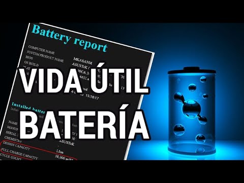 Cómo comprobar la vida útil de la batería de una notebook