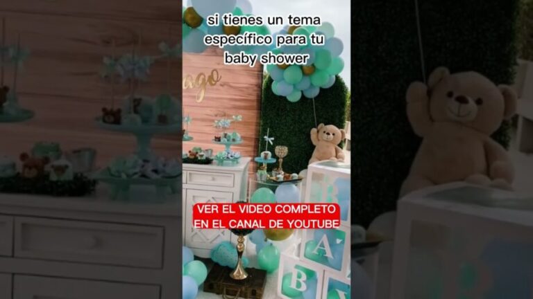 Cómo decorar un baby shower para mellizos - Guía completa【Actualizado ...