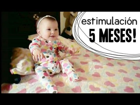Cómo estimular un bebé de 5 meses