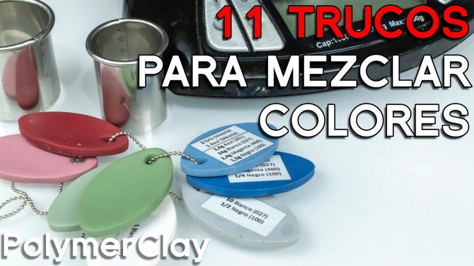 Cómo fusionar colores con arcilla polimérica