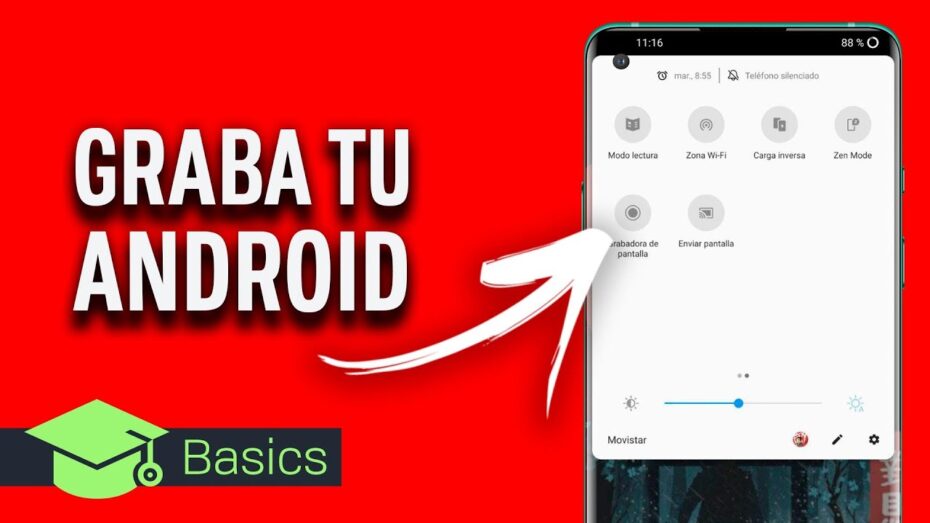 Cómo grabar la actividad de la pantalla en un celular o móvil