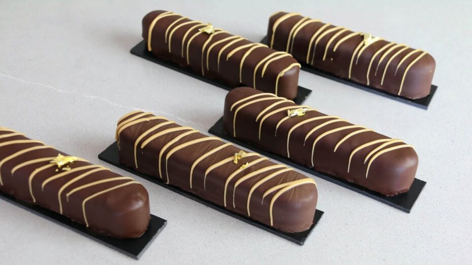 Cómo hacer barras de caramelo y chocolate