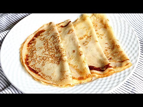 Cómo hacer crepes salados