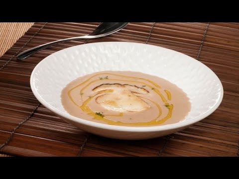Cómo hacer sopa de castañas y hongos