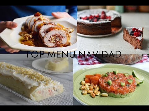 Cómo hacer un menú navideño