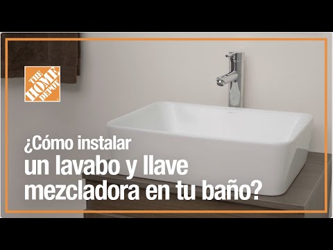 Cómo instalar un lavabo en tu baño