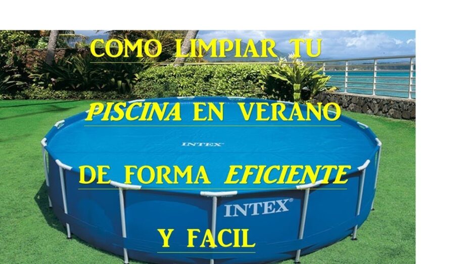Cómo limpiar la pileta plástica