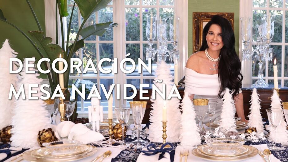 Cómo ornamentar la mesa navideña