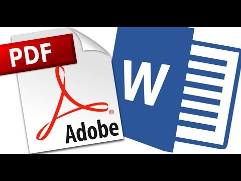 Cómo pasar un archivo pdf a word