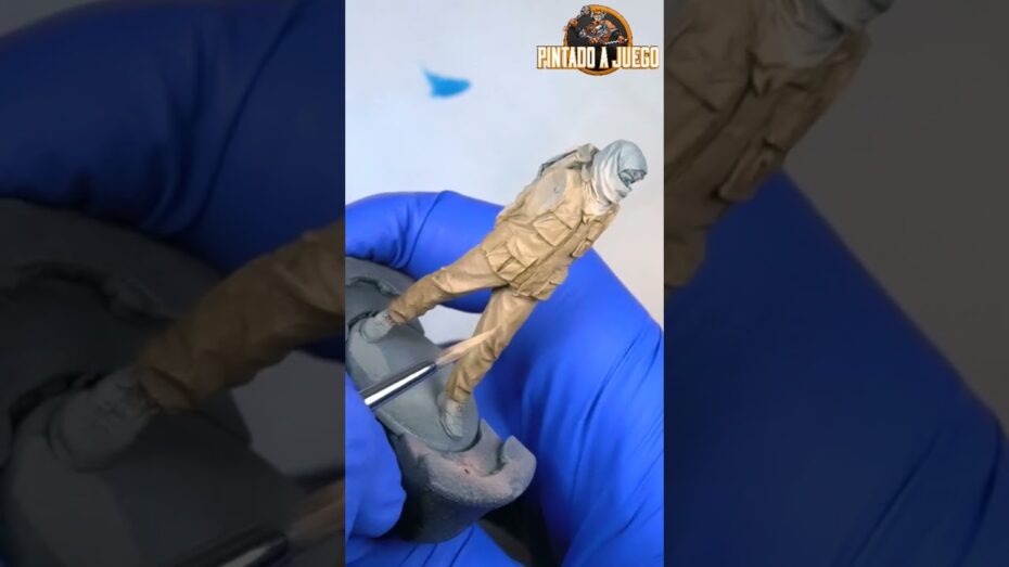 Cómo pintar camuflaje con técnica de enmascarado